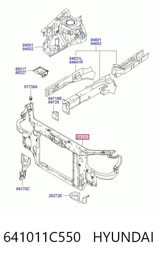 641011C550 Hyundai/Kia