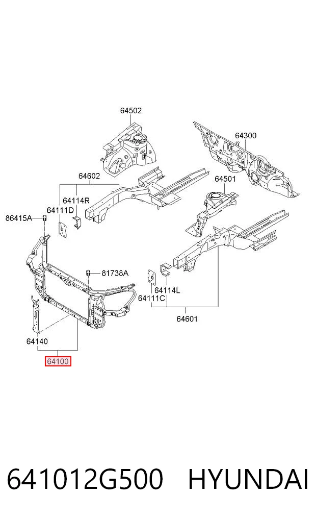 641012G500 Hyundai/Kia