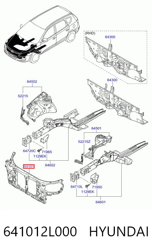 641012L000 Hyundai/Kia