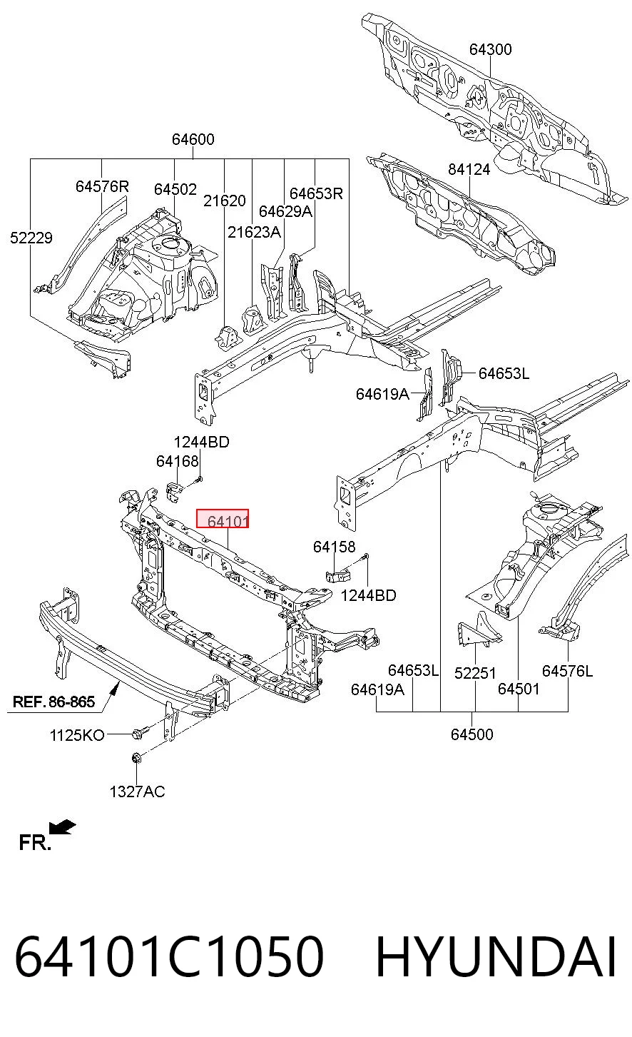 64101C1050 Hyundai/Kia
