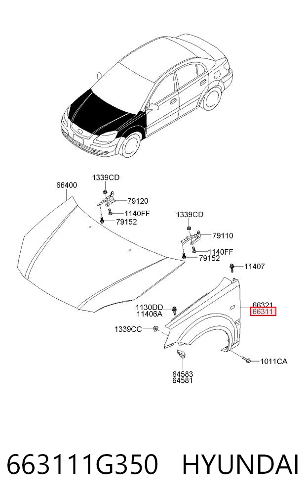 663111G350 Hyundai/Kia