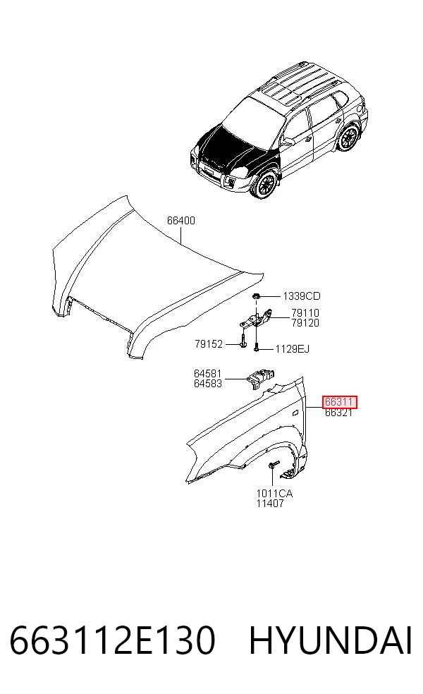 663112E130 Hyundai/Kia