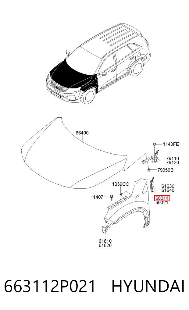 663112P021 Hyundai/Kia