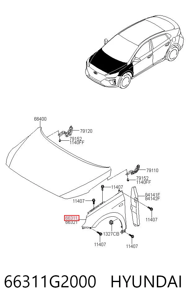 66311G2000 Hyundai/Kia