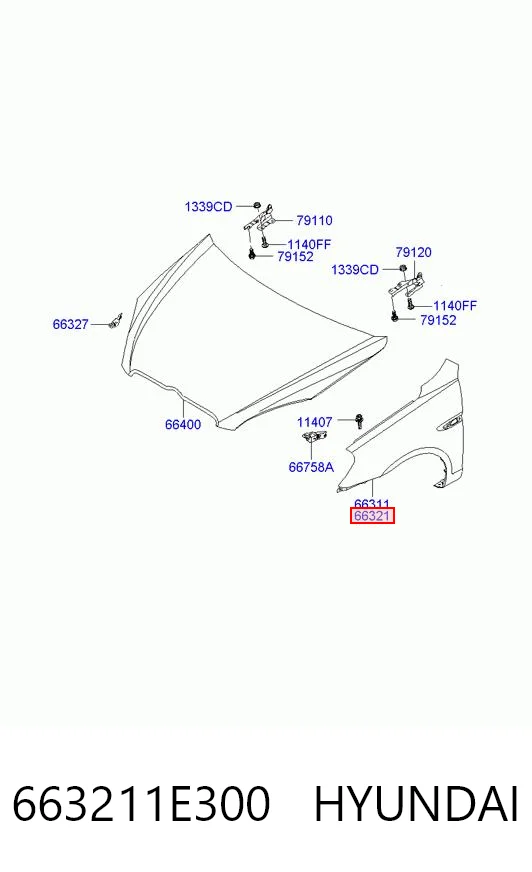 663211E300 Hyundai/Kia