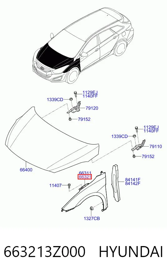 663213Z000 Hyundai/Kia