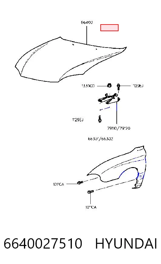 6640027510 Hyundai/Kia