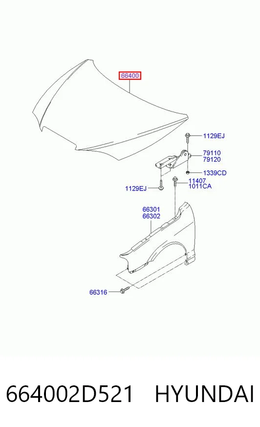 664002D521 Hyundai/Kia