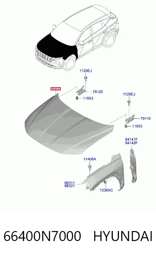 66400N7000 Hyundai/Kia