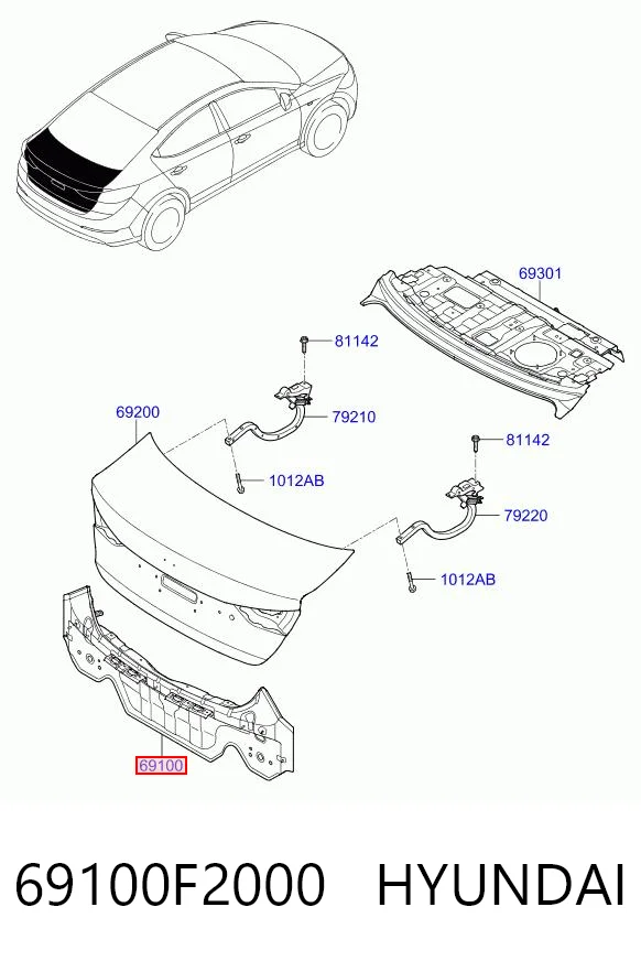 69100F2000 Hyundai/Kia