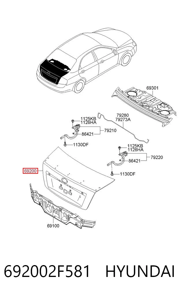 692002F581 Hyundai/Kia