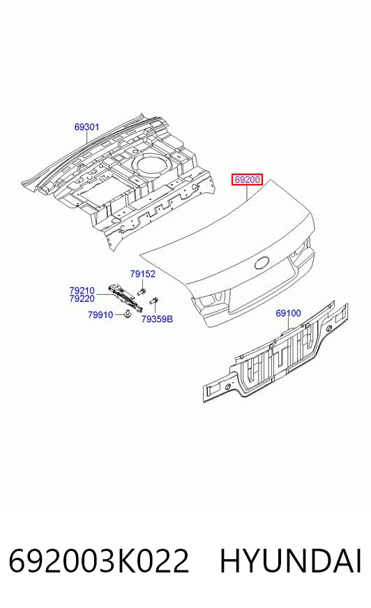 692003K022 Hyundai/Kia