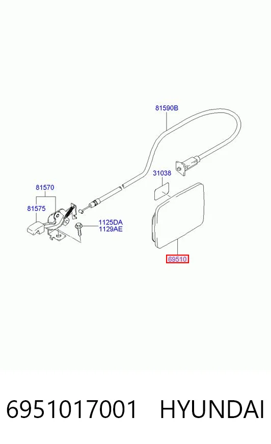 6951017001 Hyundai/Kia