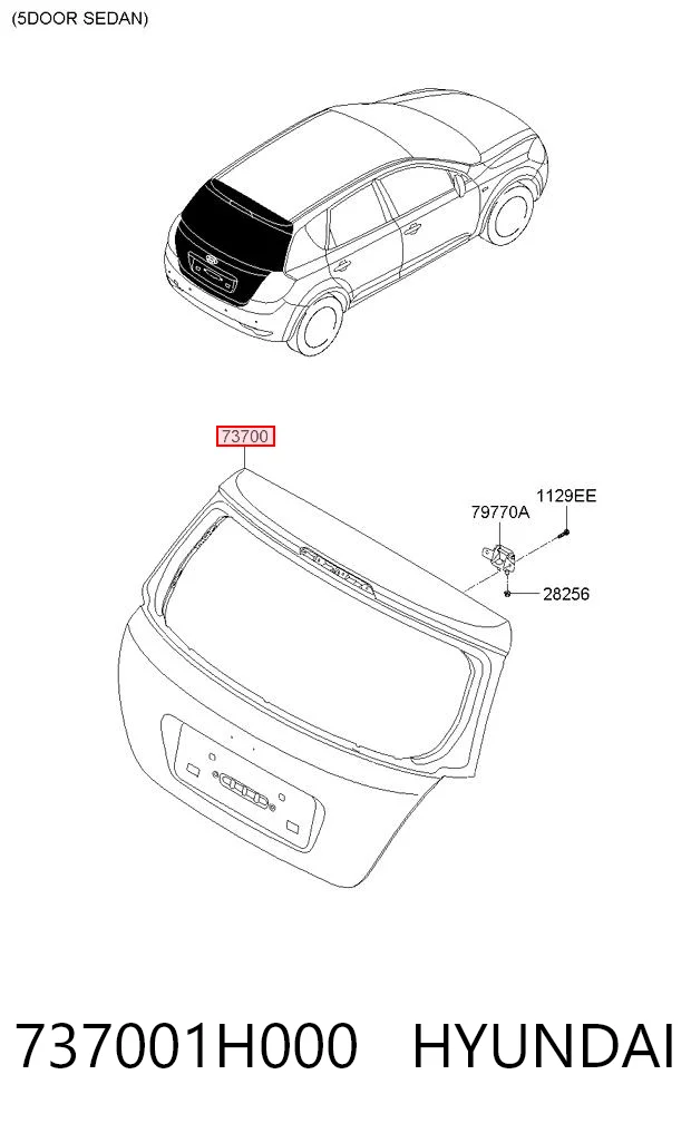 737001H000 Hyundai/Kia