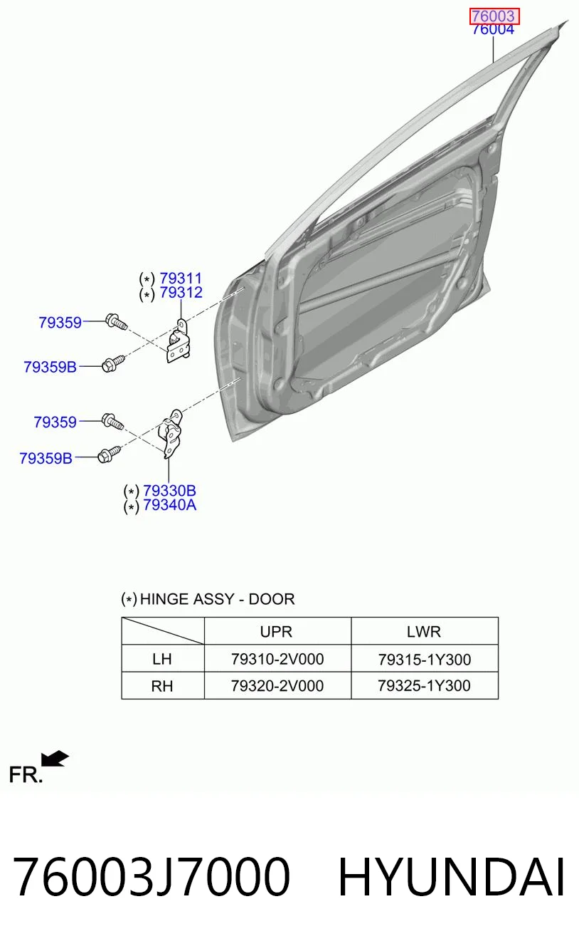 76003J7000 Hyundai/Kia