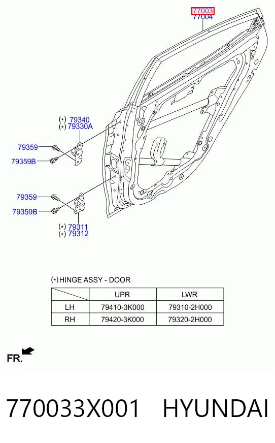 770033X001 Hyundai/Kia