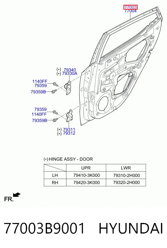77003B9001 Hyundai/Kia