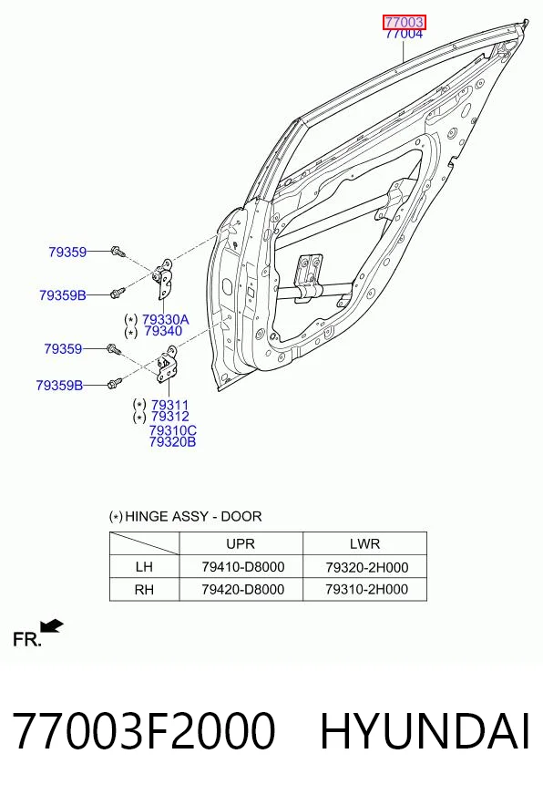 77003F2000 Hyundai/Kia