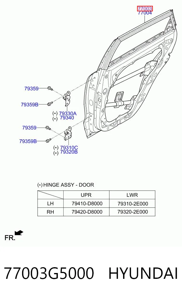 77003G5000 Hyundai/Kia
