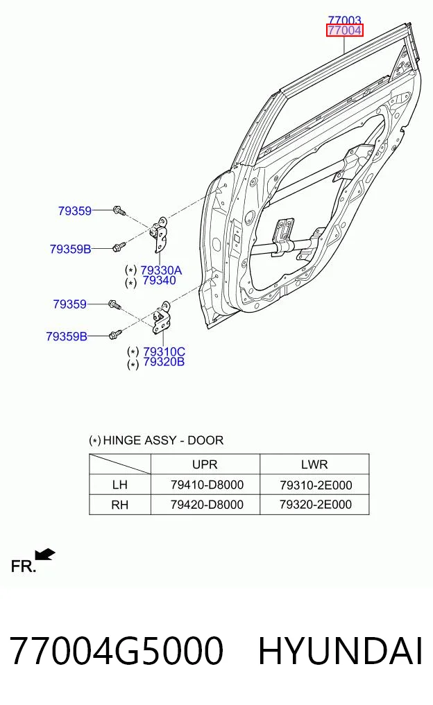 77004G5000 Hyundai/Kia