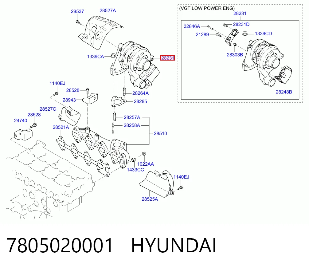 Turbina Hyundai Santa Fe III SUV (DM) (2012 - 2018) cena, od 481,83 USD