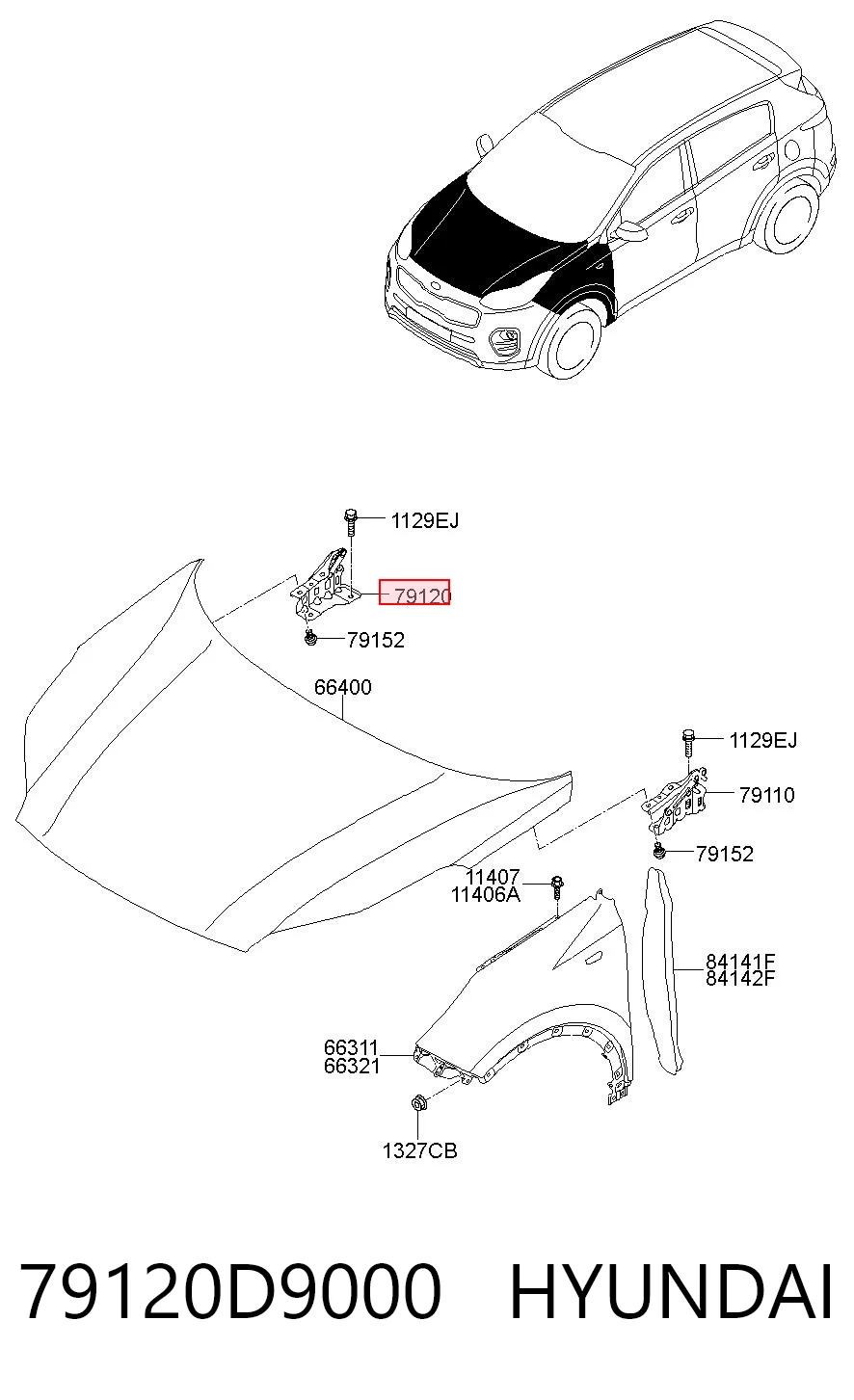 79120D9000 Hyundai/Kia