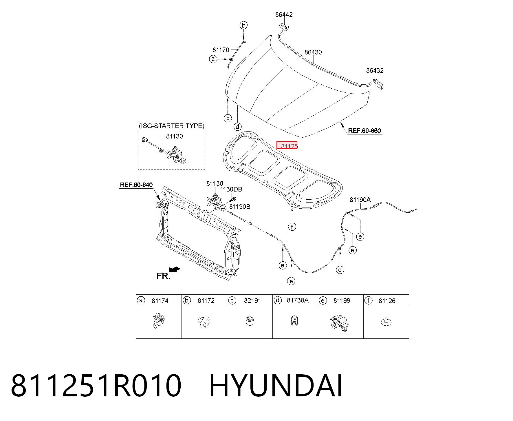Kupić Wygluszenie maski Hyundai SOLARIS SBR11 w dobrej cenie
