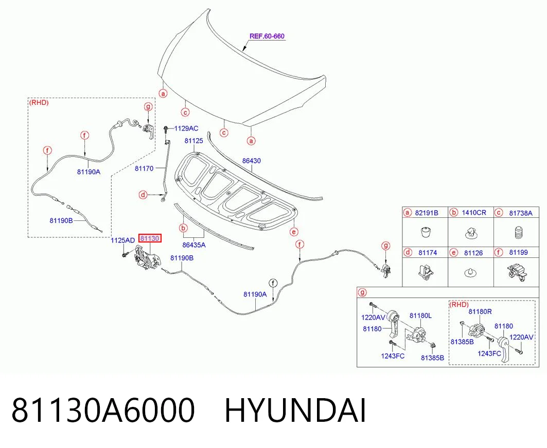 81130A6000 Hyundai/Kia