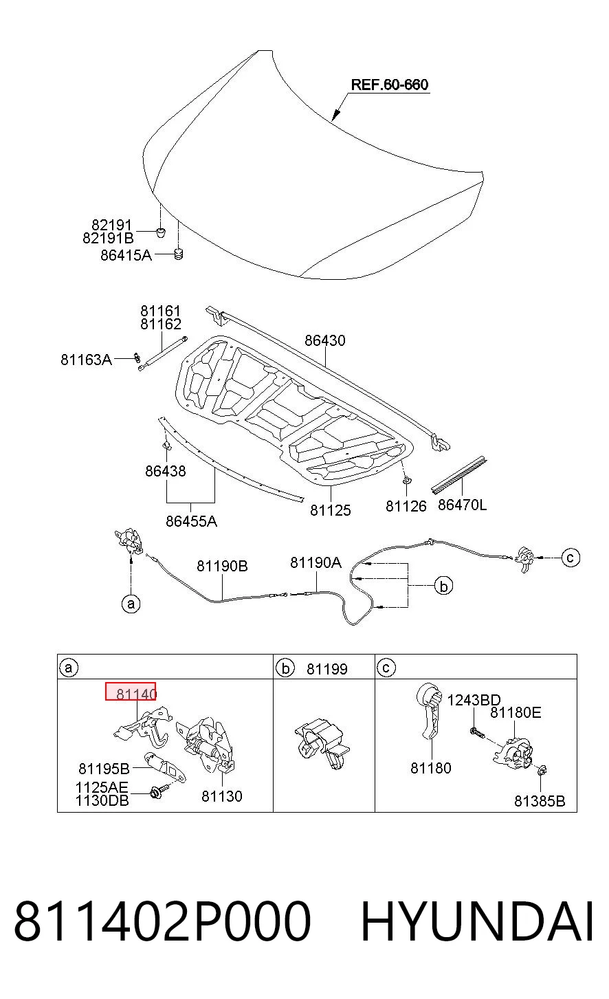 811402P000 Hyundai/Kia