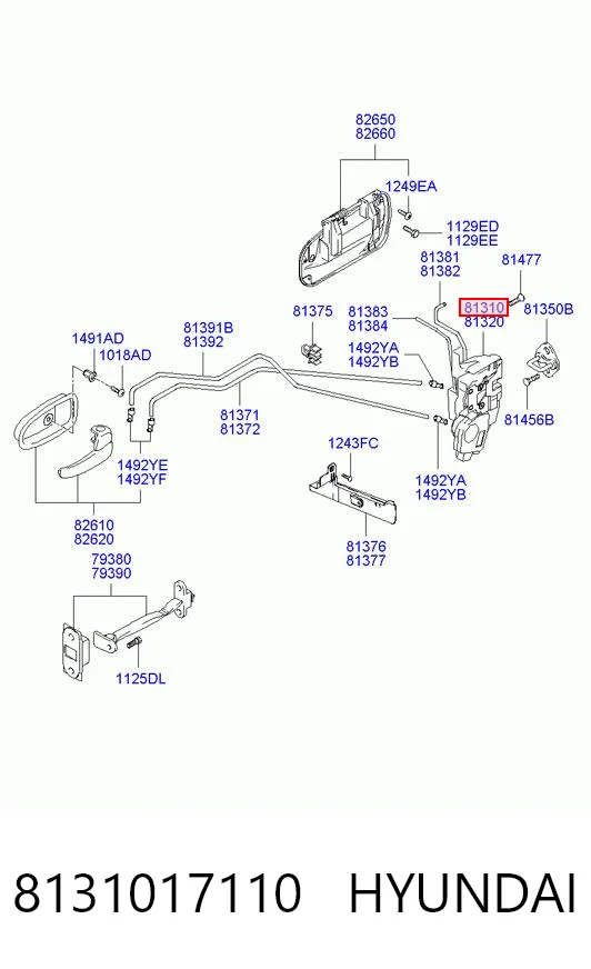 8131017110 Hyundai/Kia