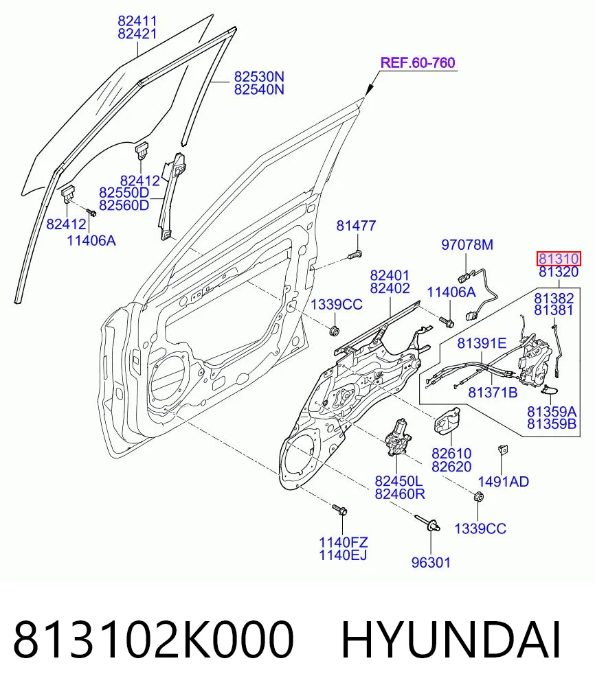 813102K000 Hyundai/Kia