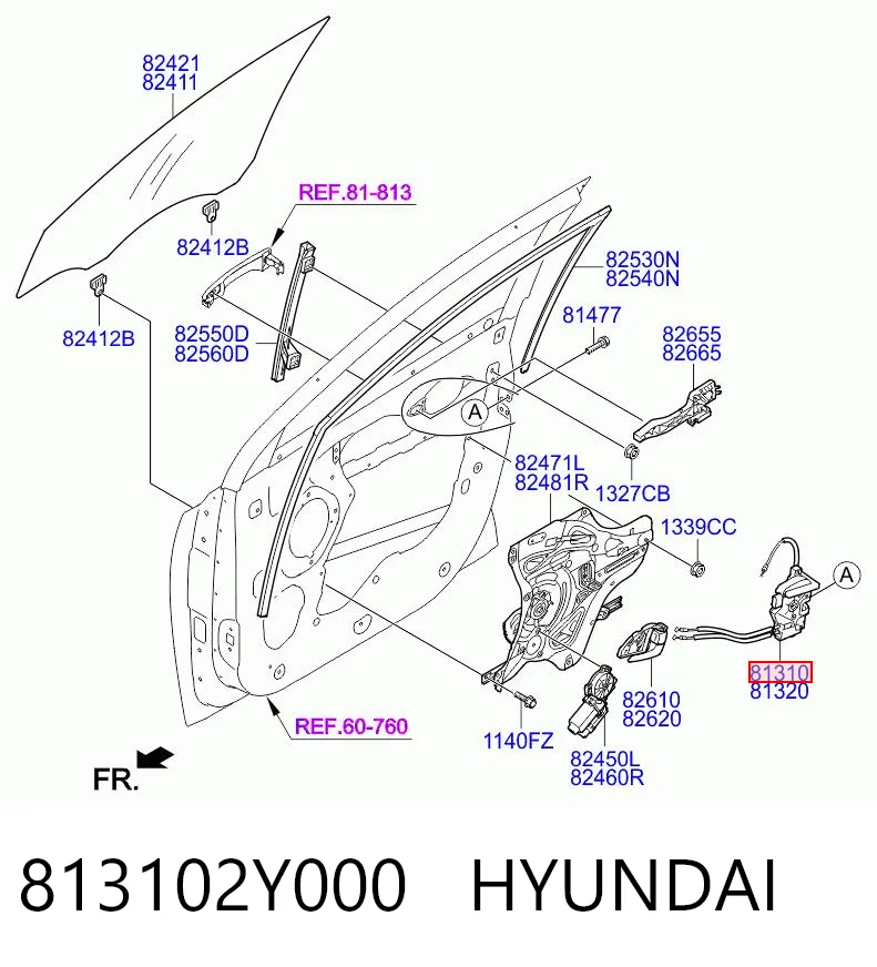 813102Y000 Hyundai/Kia