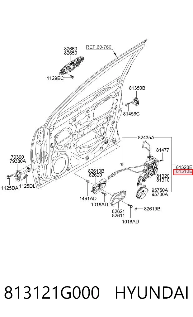 813121G000 Hyundai/Kia
