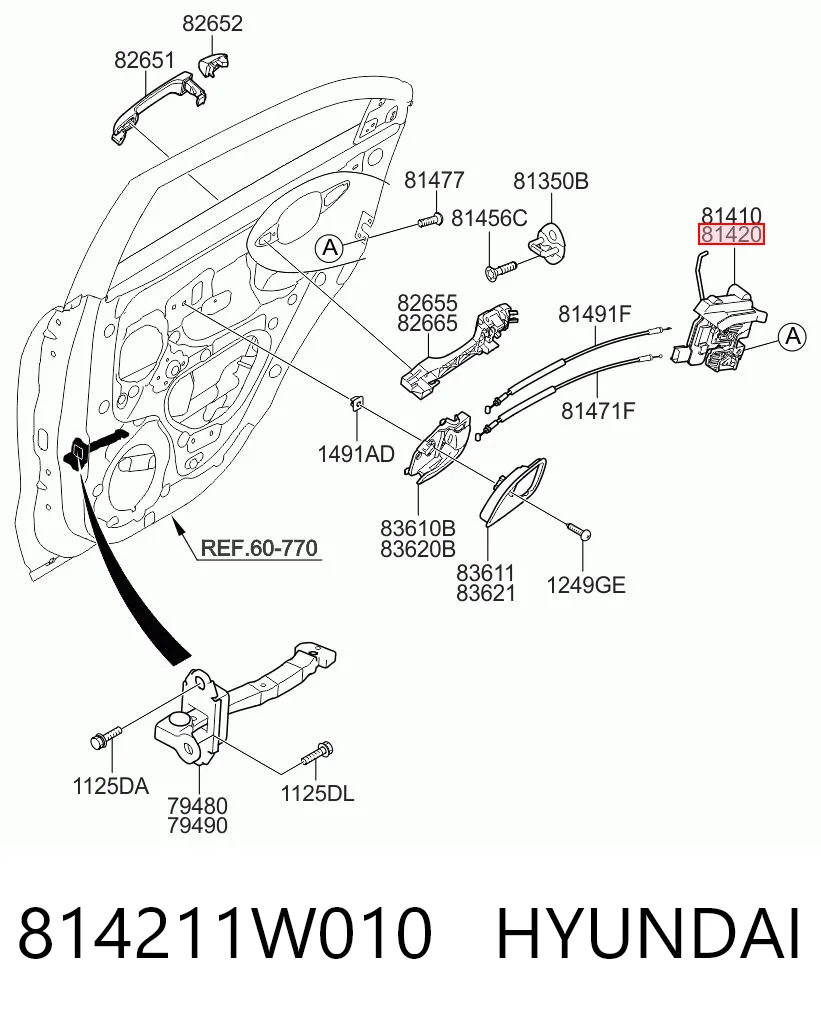 814211W010 Hyundai/Kia