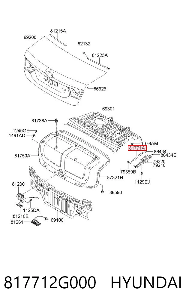 817712G000 Hyundai/Kia