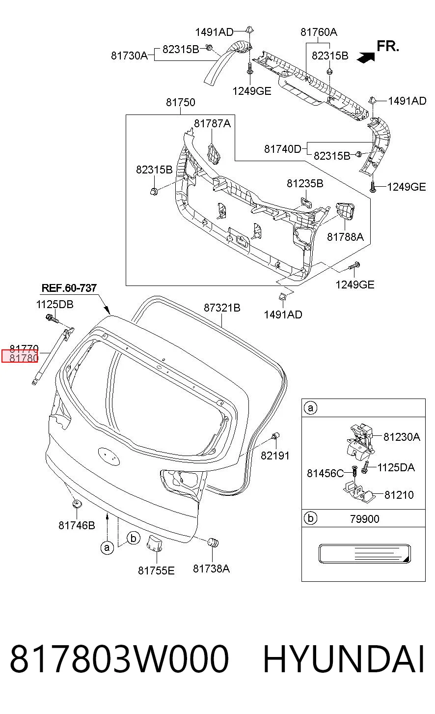 817803W000 Hyundai/Kia