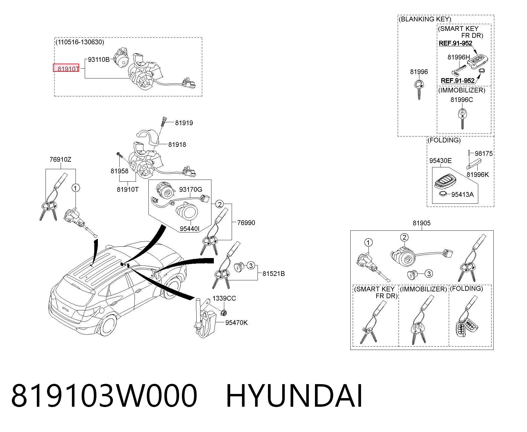 819103W000 Hyundai/Kia