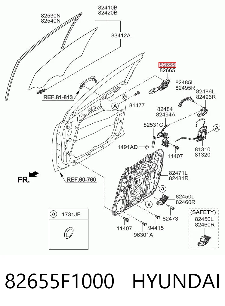 82655F1000 Hyundai/Kia