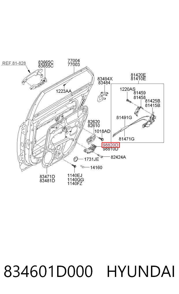 834601D000 Hyundai/Kia
