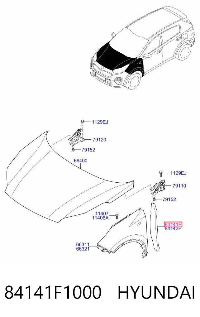 84141F1000 Hyundai/Kia