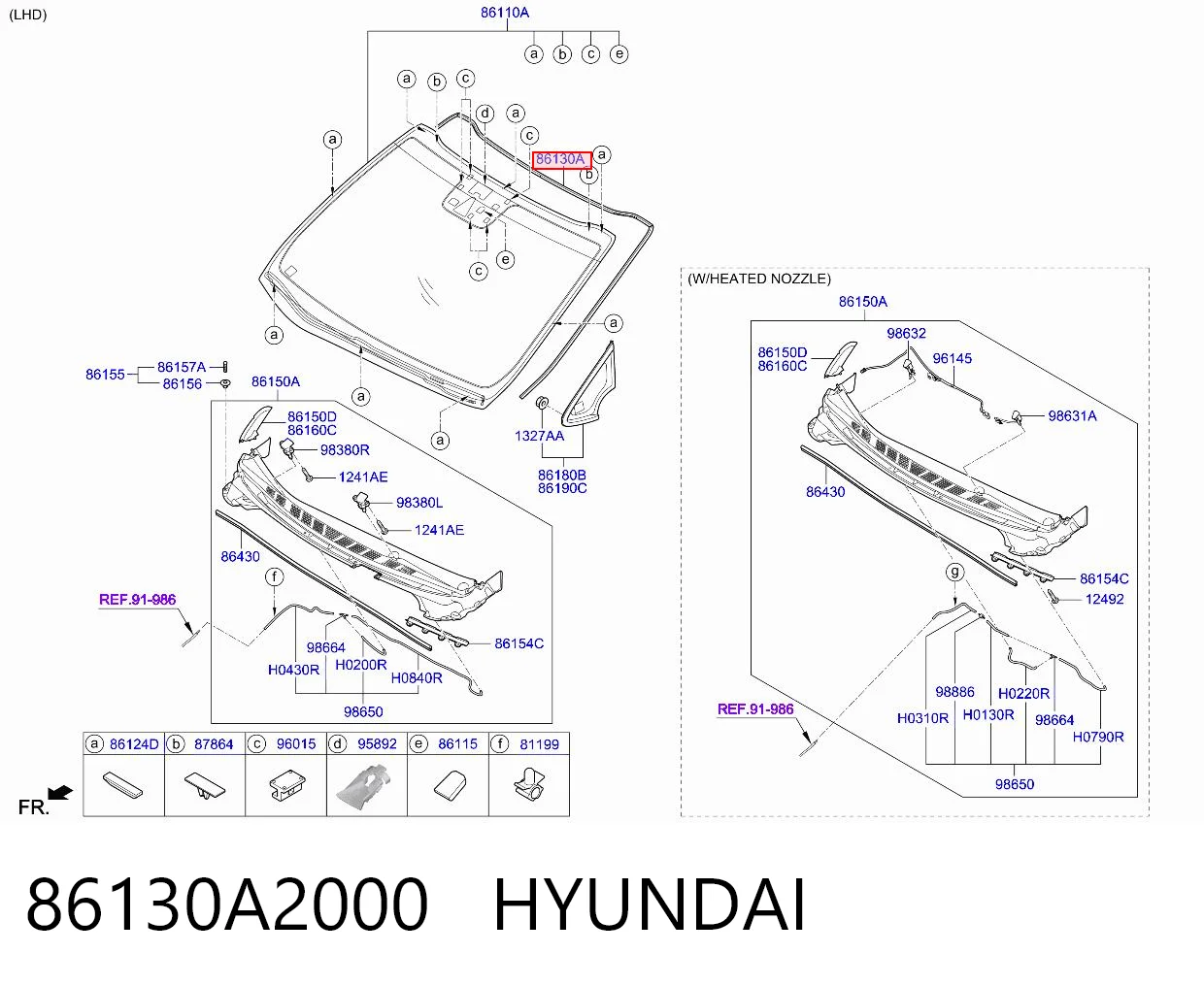 86130A2000 Hyundai/Kia