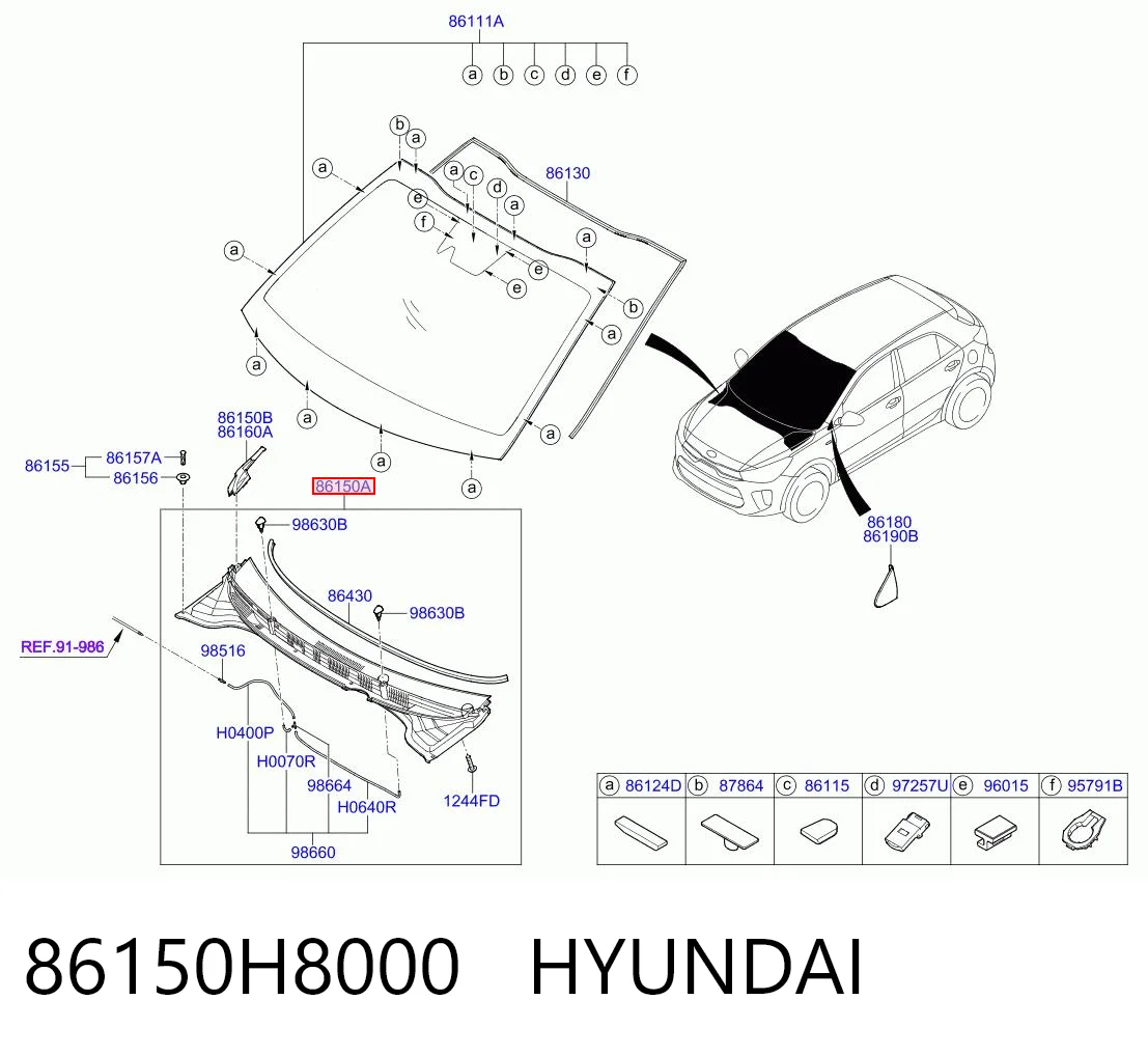 86150H8000 Hyundai/Kia