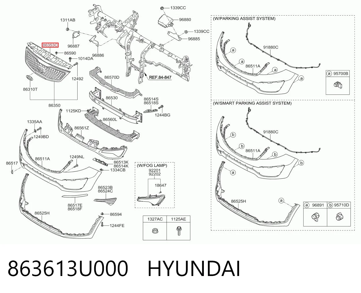 863613U000 Hyundai/Kia
