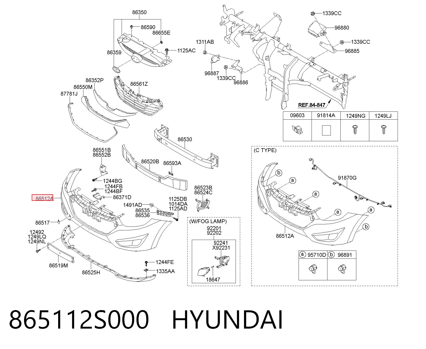865112S000 Hyundai/Kia