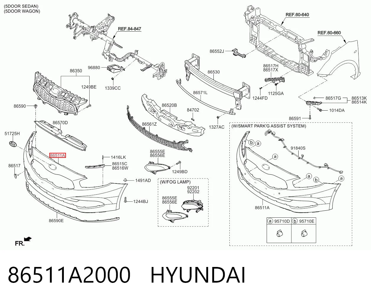 86511A2000 Hyundai/Kia
