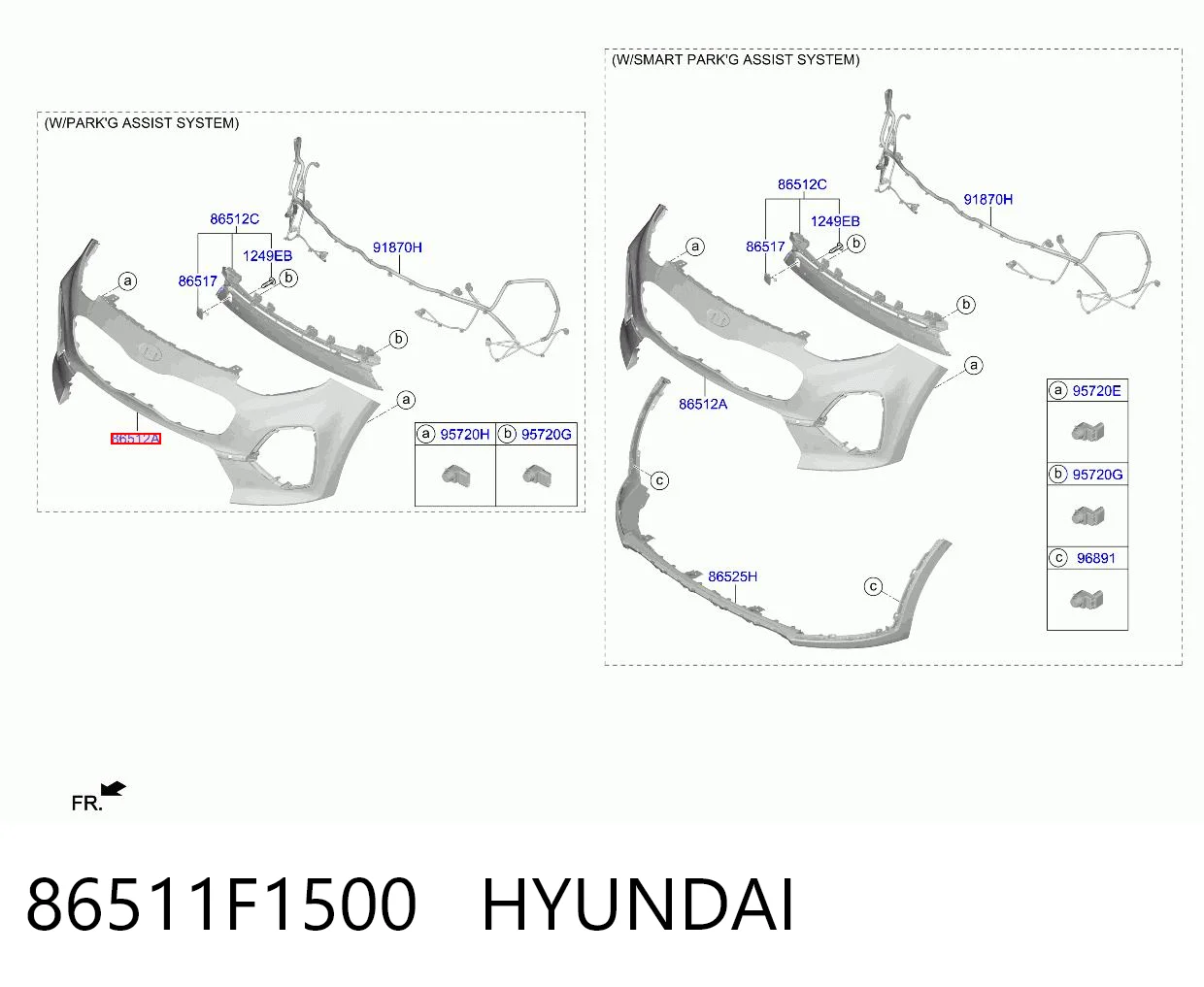 86511F1500 Hyundai/Kia