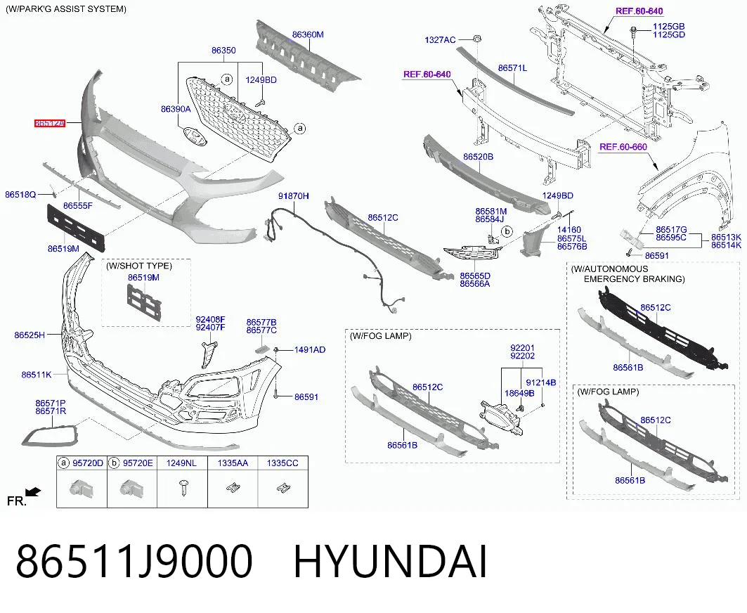 86511J9000 Hyundai/Kia