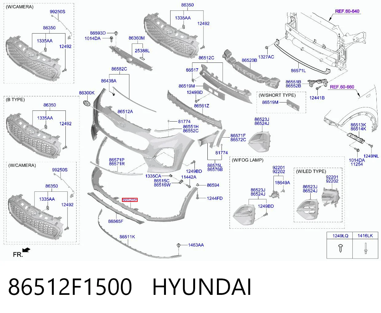 86512F1500 Hyundai/Kia