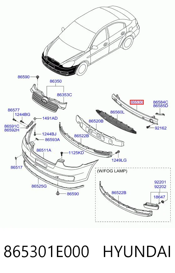 865301E000 Hyundai/Kia