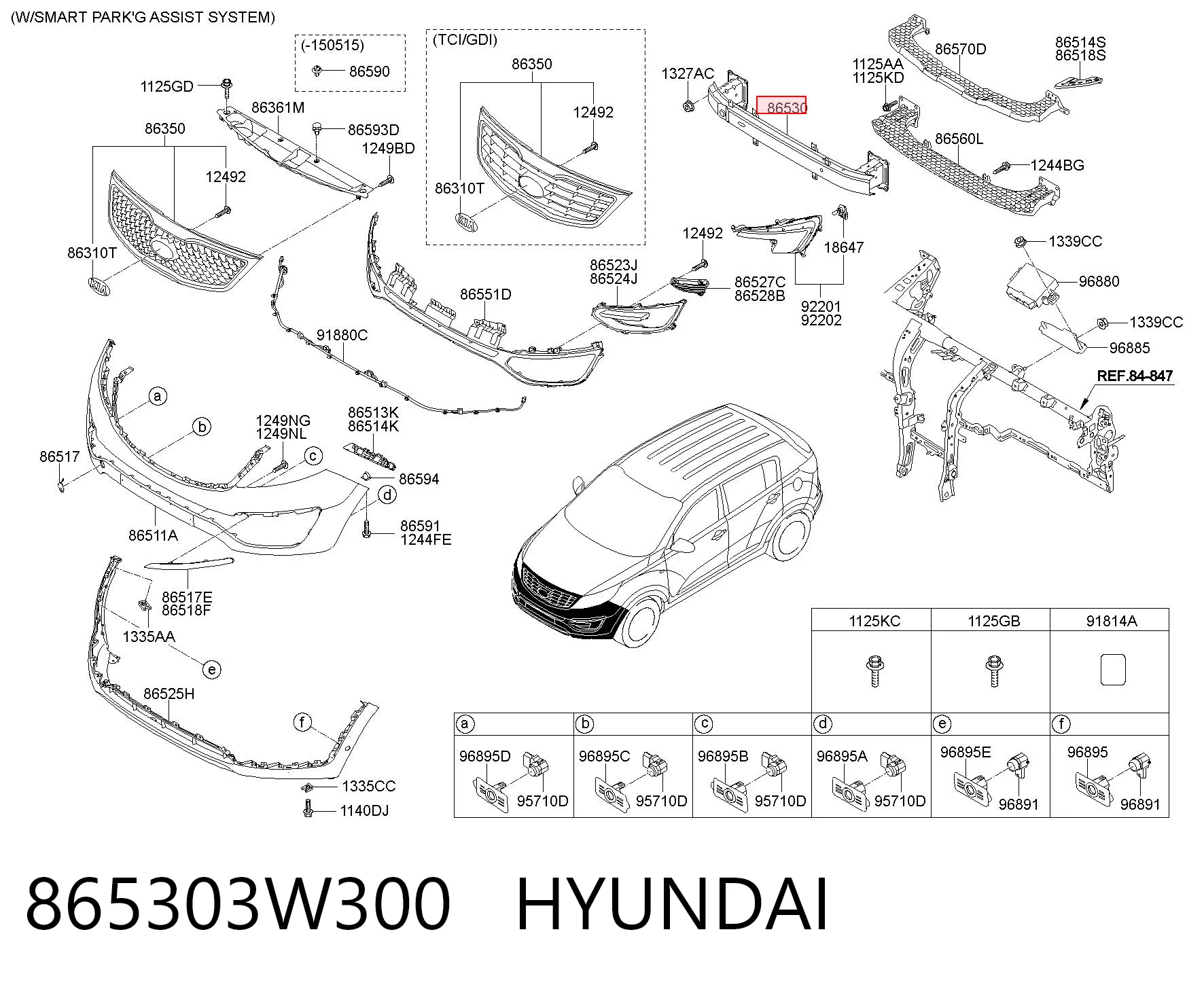 865303W300 Hyundai/Kia